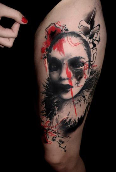 Trash Polka Art Tattoo - Best Tattoo Ideas Gallery