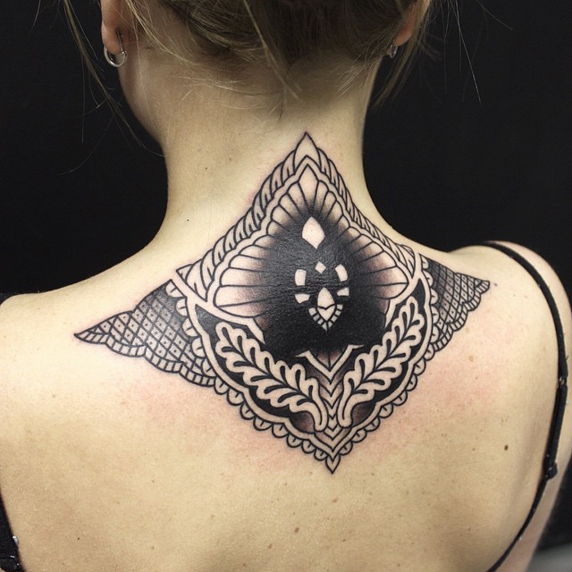 Awesome Cover Up Tattoo on Back
