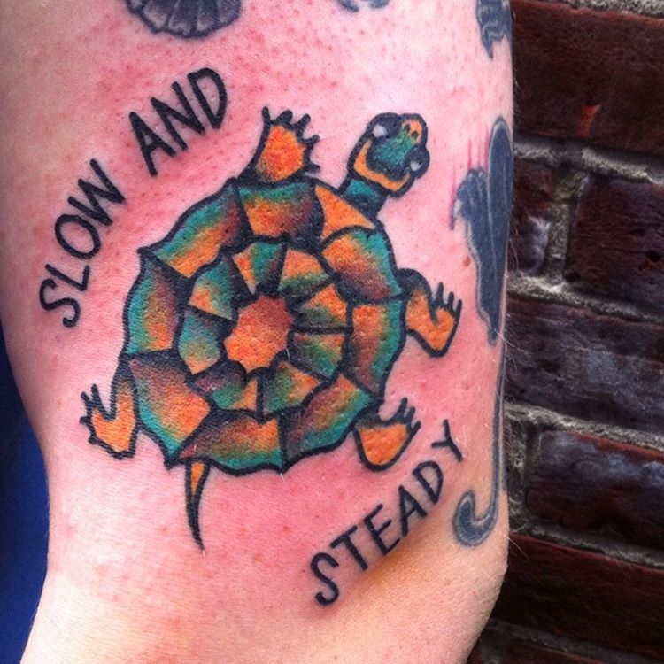 Slow and Steady Turtle Tattoo Best Tattoo Ideas Gallery