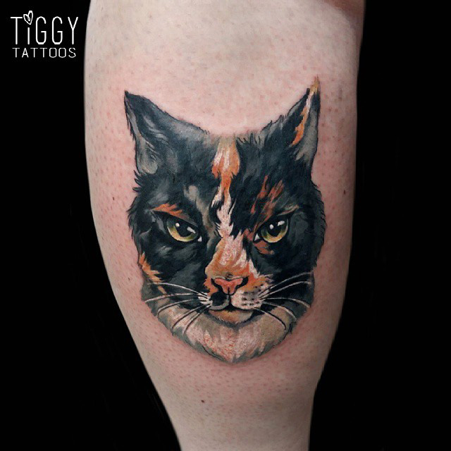 Fat Cat Tattoo Best Tattoo Ideas Gallery   Tattoo Cat By Tiggy Tuppence 