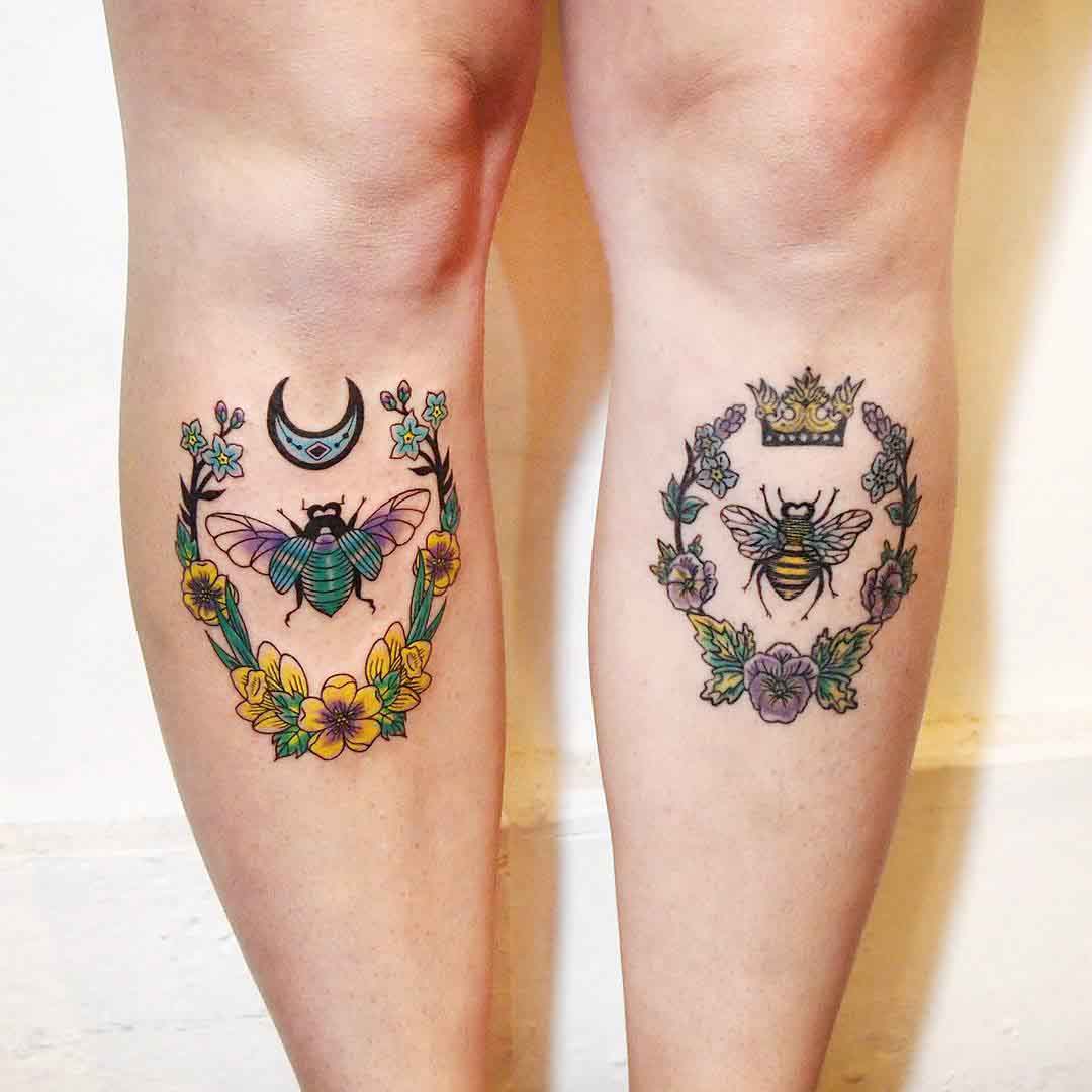 Bugs Shin Tattoo Designs by jessicachanner