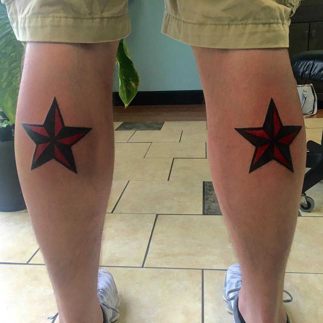 Star Tattoos On Calf Best Tattoo Ideas Gallery