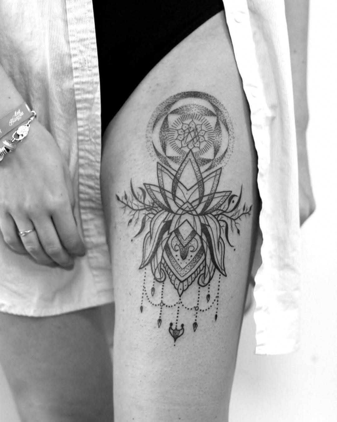 Om Lotus Tattoo Best Tattoo Ideas Gallery