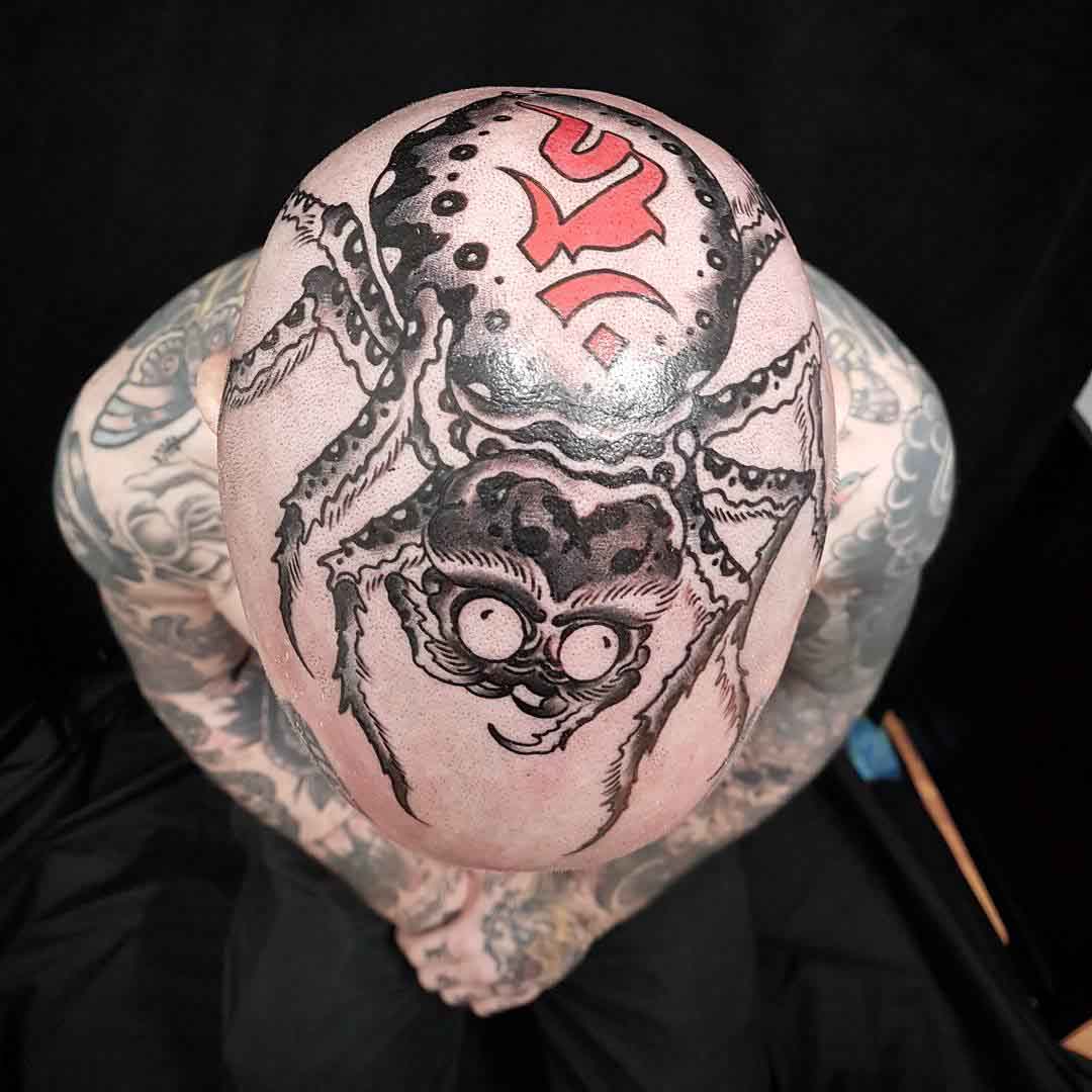 Dark Spider Big Head Tattoo Best Tattoo Ideas Gallery