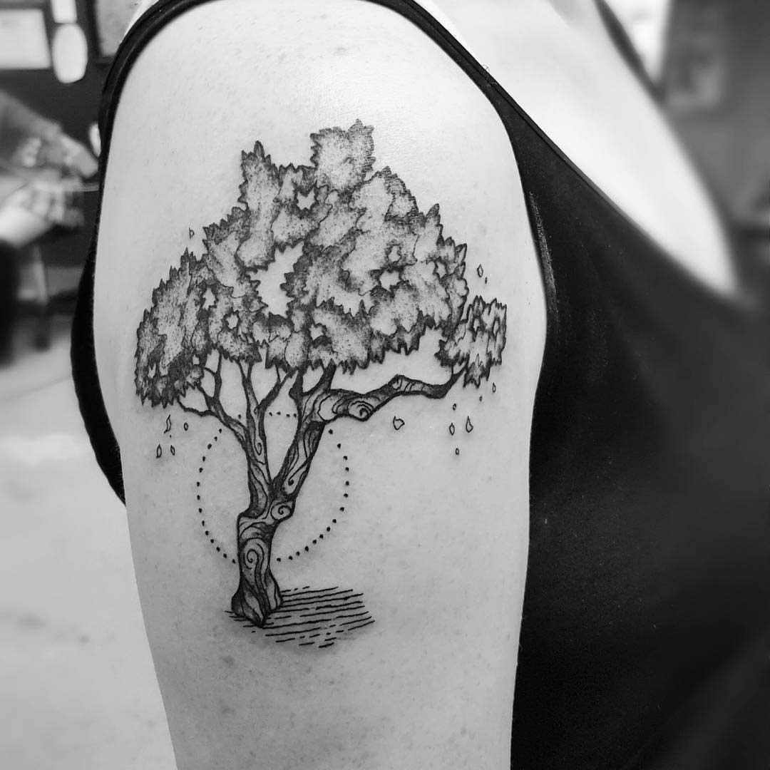 Shoulder Tree Tattoo Best Tattoo Ideas Gallery