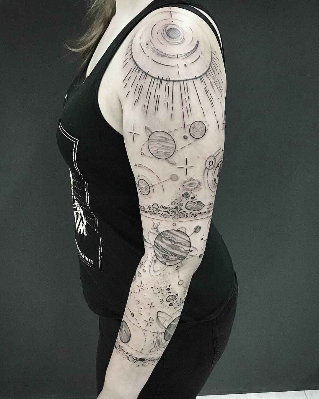 tattoo sleeve space