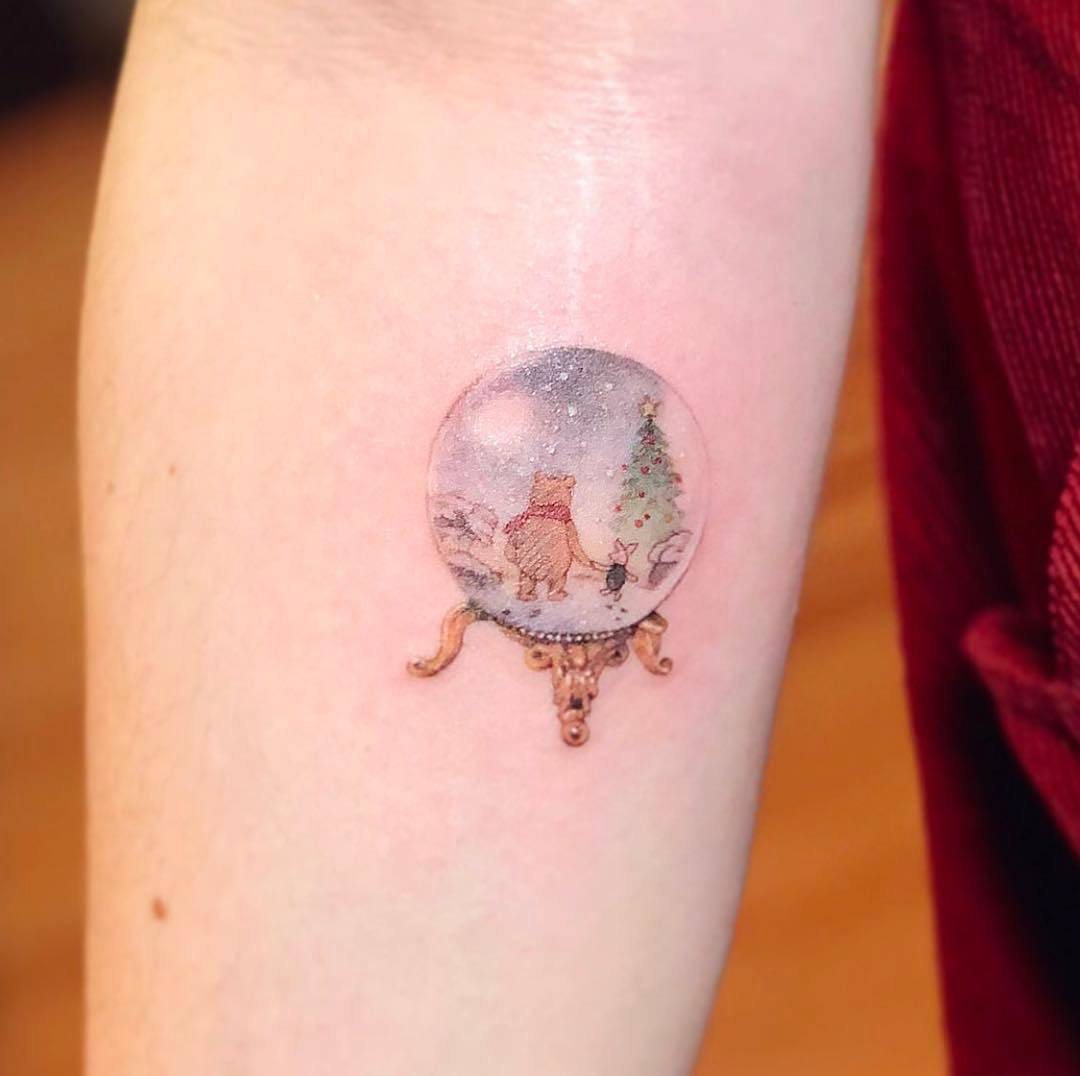 small tattoo winnie the pooh