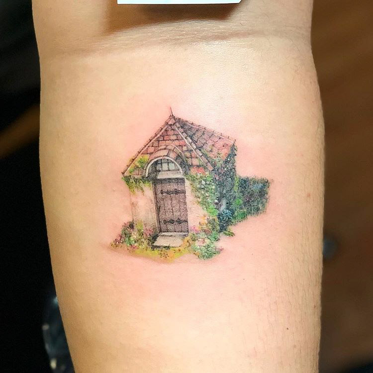 cosy house tattoo