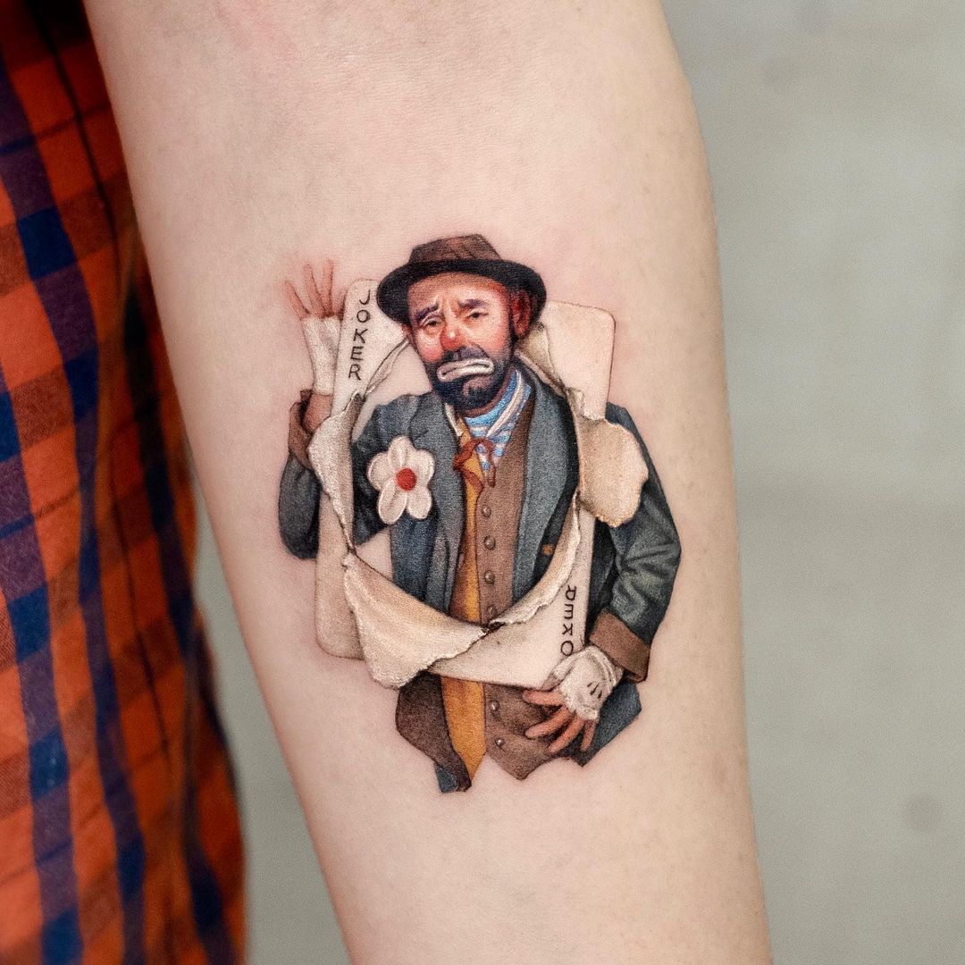 Sad Clown Tattoo Best Tattoo Ideas Gallery   Sad Clown Tattoo By Neuneu Wu 