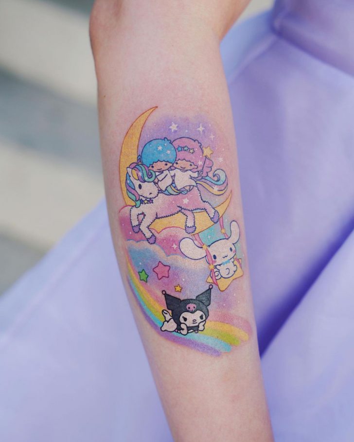 Sanrio Friends Tattoo Best Tattoo Ideas Gallery